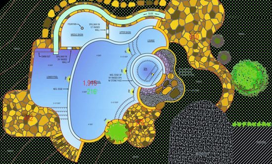 CAD Custom Pool Layouts & Designs