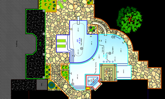 CAD Custom Pool Layouts & Designs